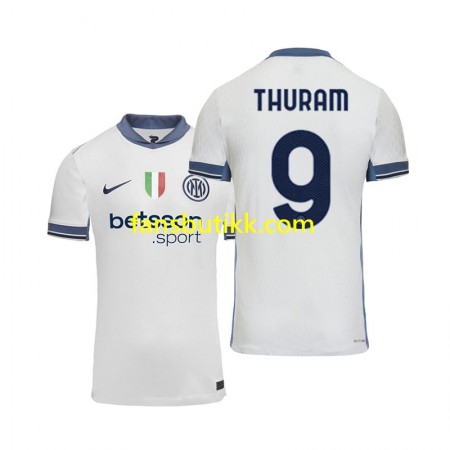 Fotballdrakt Inter Milan Marcus Thuram 9 Bortetrøye 2024-2025 Kortermet